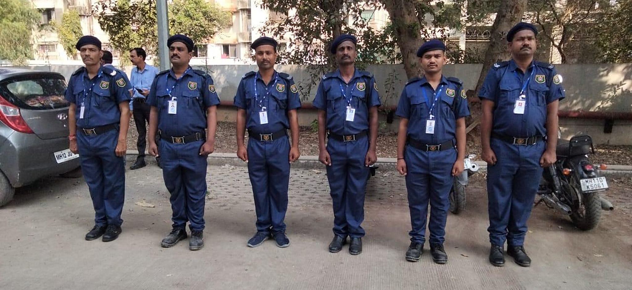 Industrial Security Force guards on duty at a client site